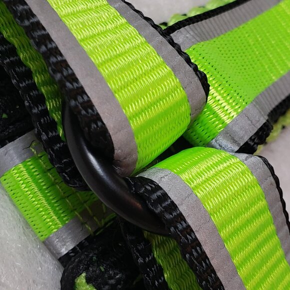 🐶 KONG Medium Adjustable Reflective Braided Strap Dog Harness & 4 ft Rope Leash - Picture 9 of 16